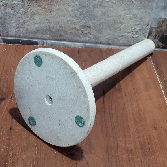 White Marble Stone Paper Towel Holder - Picture 3 of 10